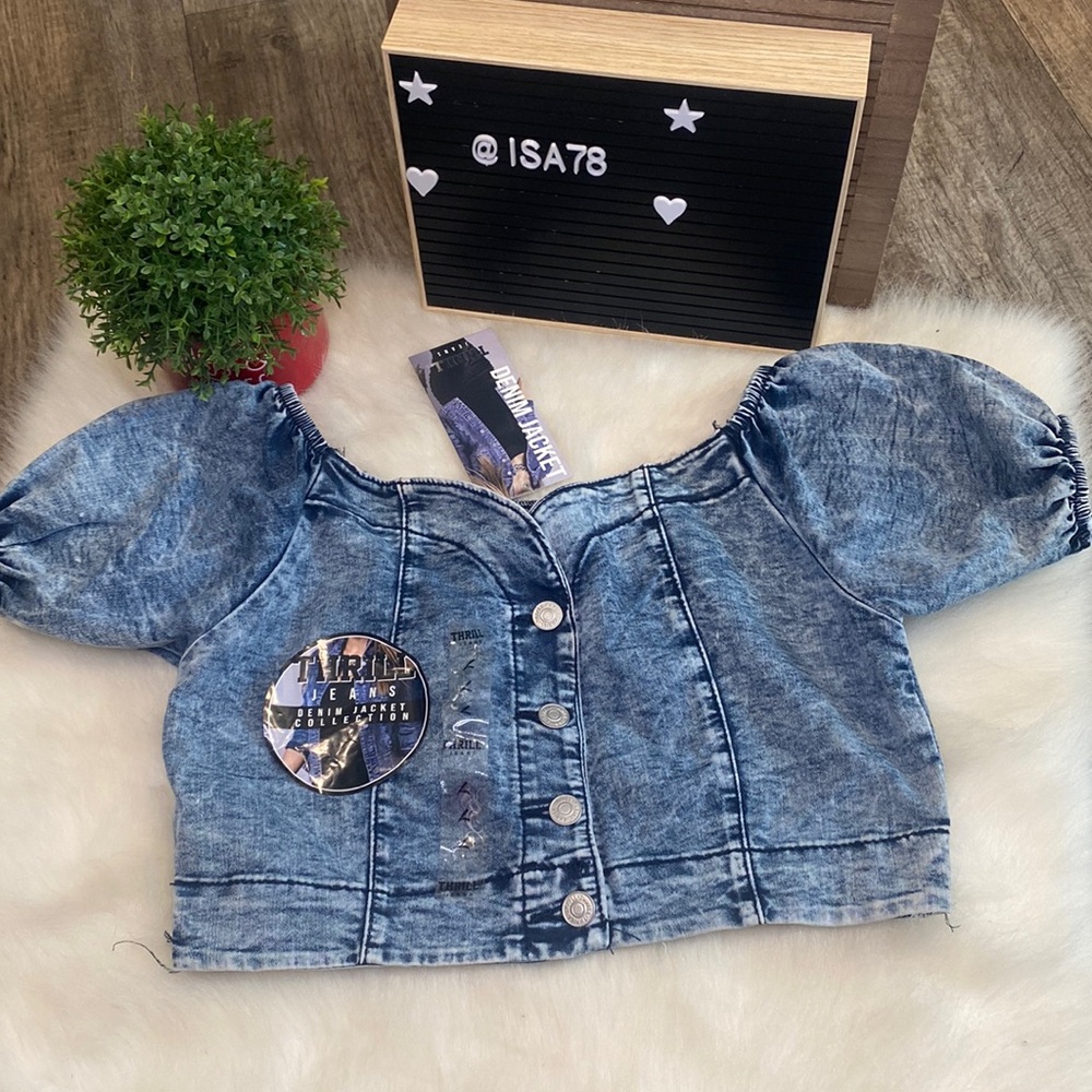 THRILL JEANS CROPPED TOP